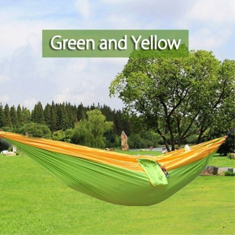 Backpacking Hammock - Portable Nylon Parachute Outdoor Double Hammock ARZ