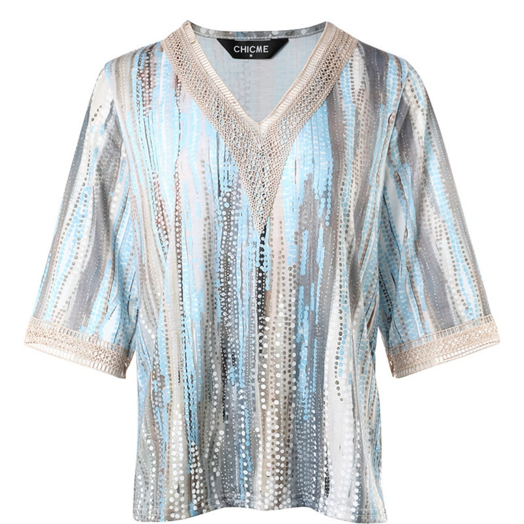 New Women's Dream Print Casual Top ARZ