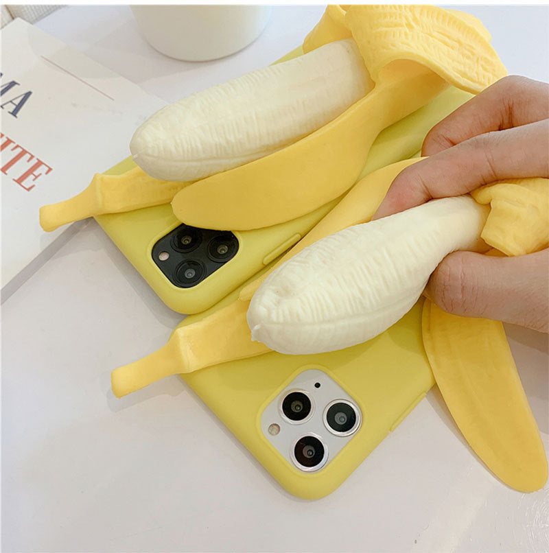 Unzip banana silicone phone case ARZ