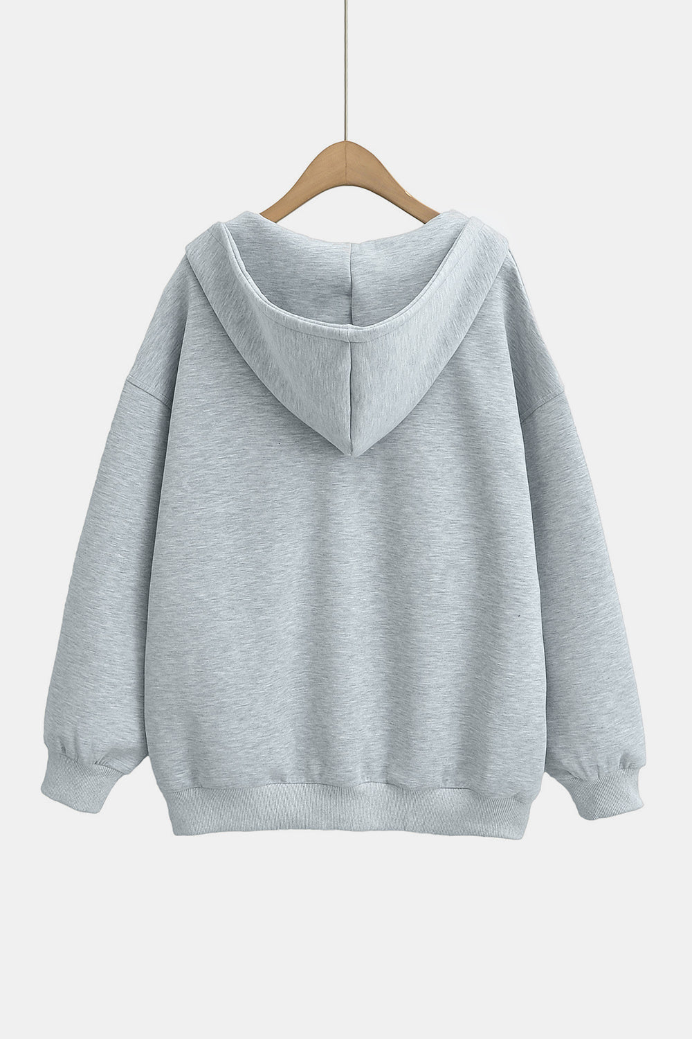 Basic Bae Air Scuba Kangaroo Pocket Long Sleeve Hoodie Trendsi