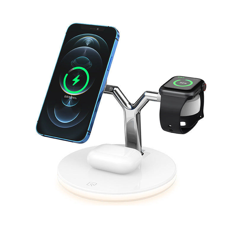 Compatible with Apple , Magnetic Suction Wireless Charger Three In One Wireless Charger ARZ