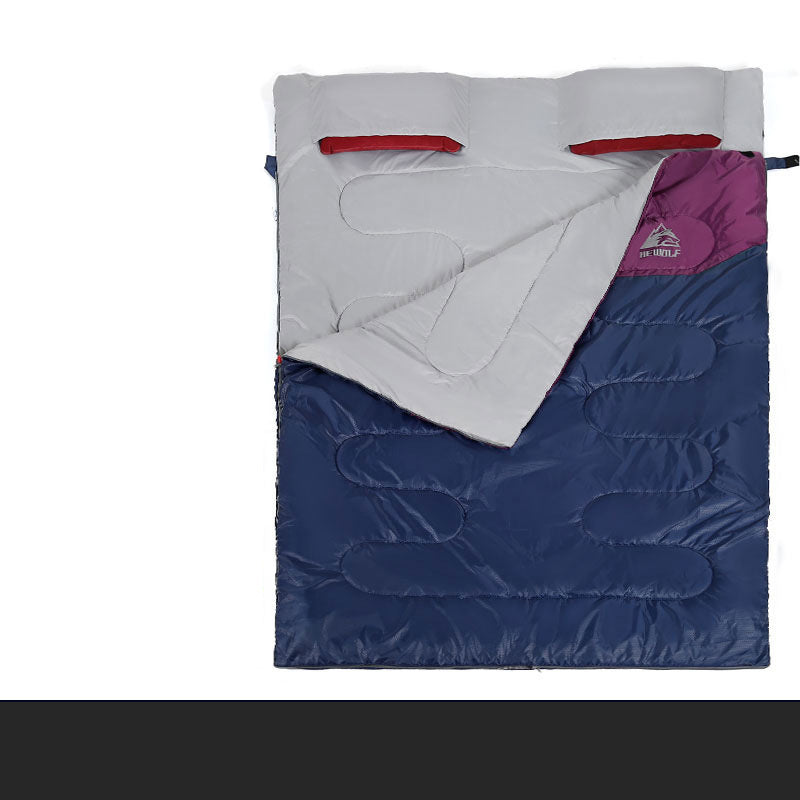 Winter Envelope Thickened Warm Double Sleeping Bag ARZ