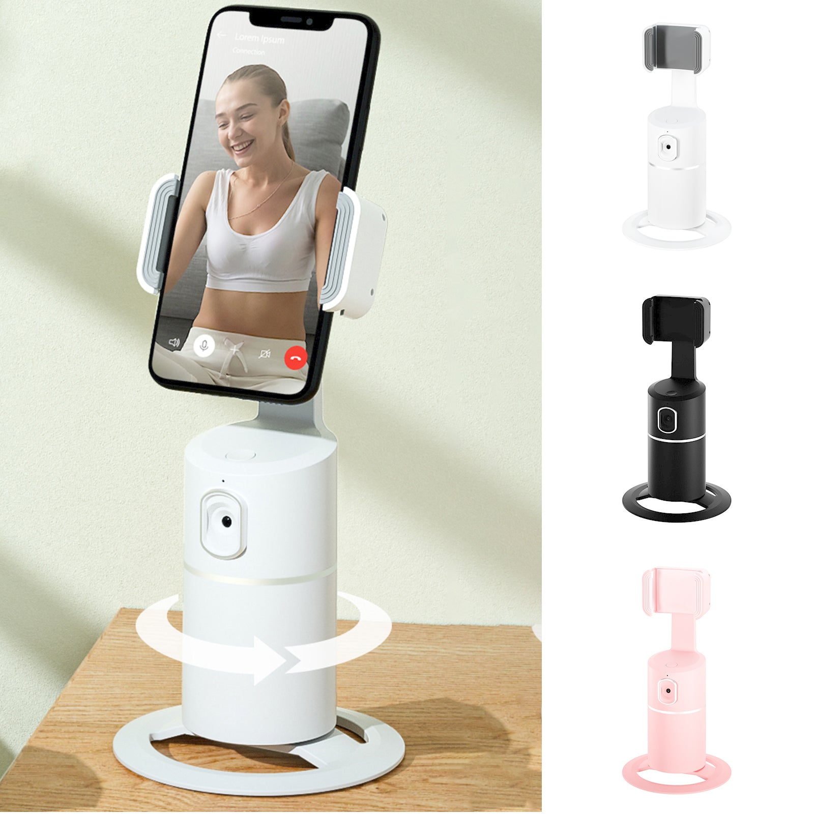 Smart Face Recognition Tracking PTZ Mobile Phone Stand Anchor Live Broadcast Stand ARZ