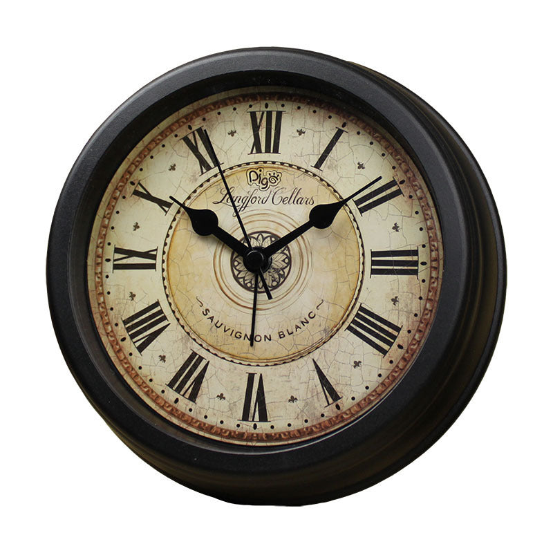 European Style Retro Desk Clock Creative Silent Alarm Clock ARZ