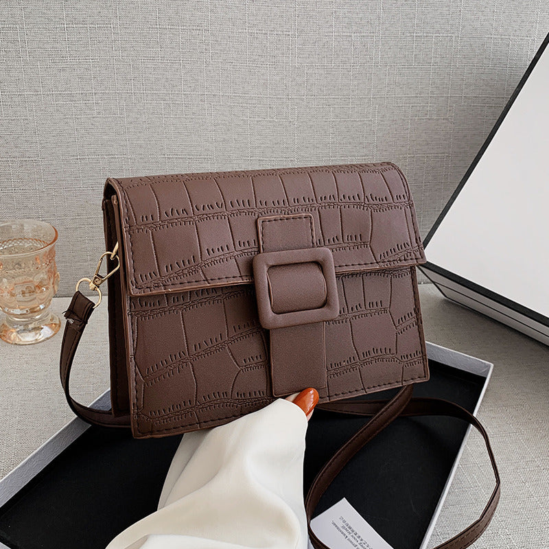 Wide Shoulder Strap One-shoulder Diagonal Bag All-match Small Square Bag ARZ