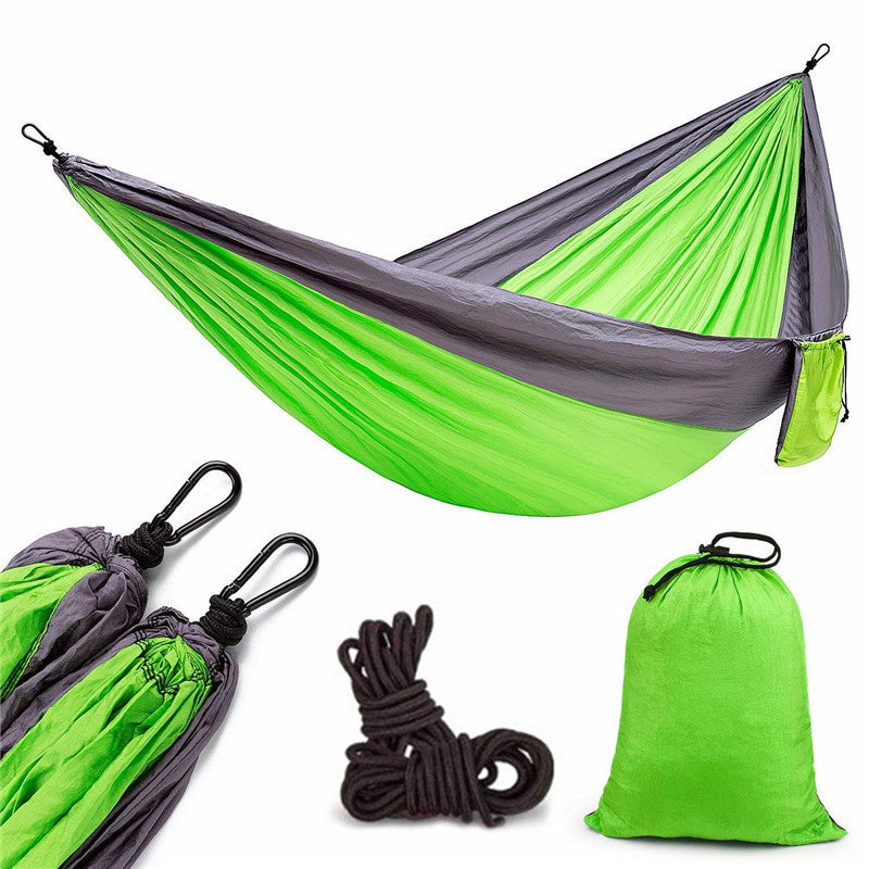 Backpacking Hammock - Portable Nylon Parachute Outdoor Double Hammock ARZ