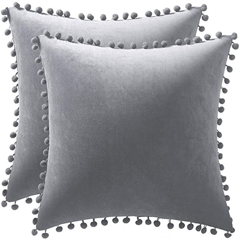 Wind Velvet Solid Color Cushion Cover For Office ARZ