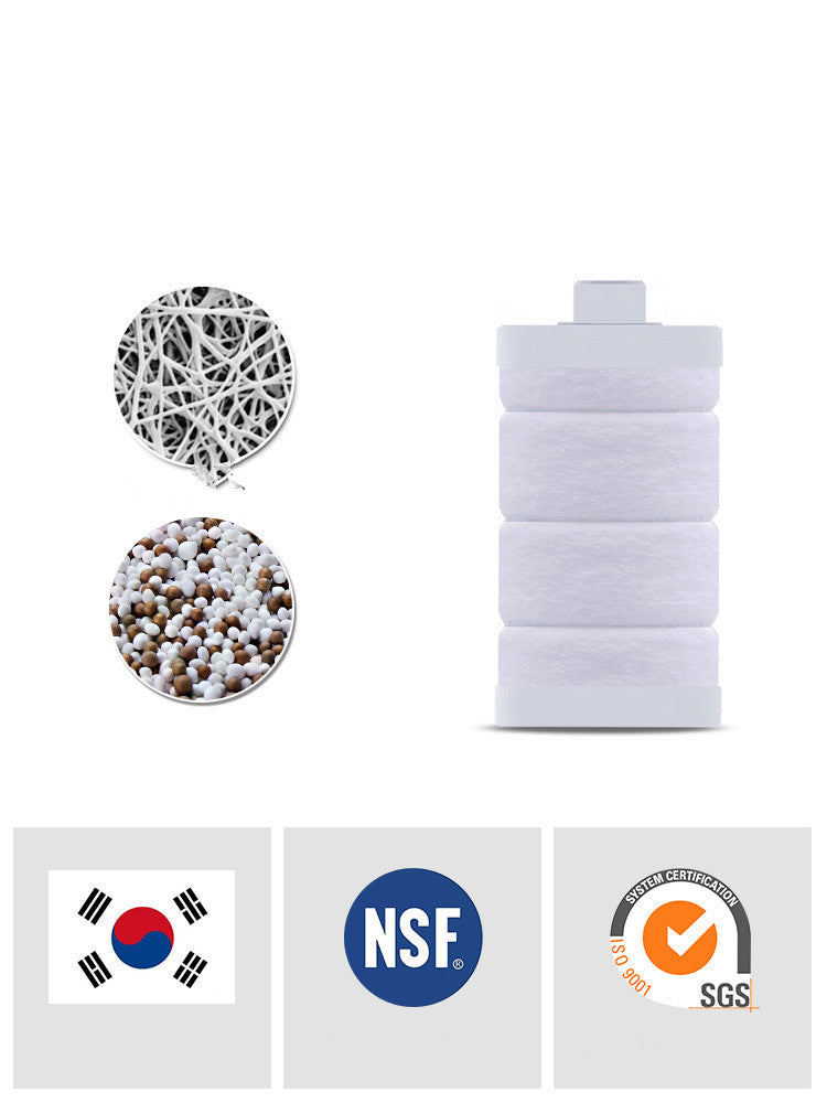 Shower Filter Tap Water Faucet Nozzle Household Bath Shower Dechlorination Filter Element ARZ