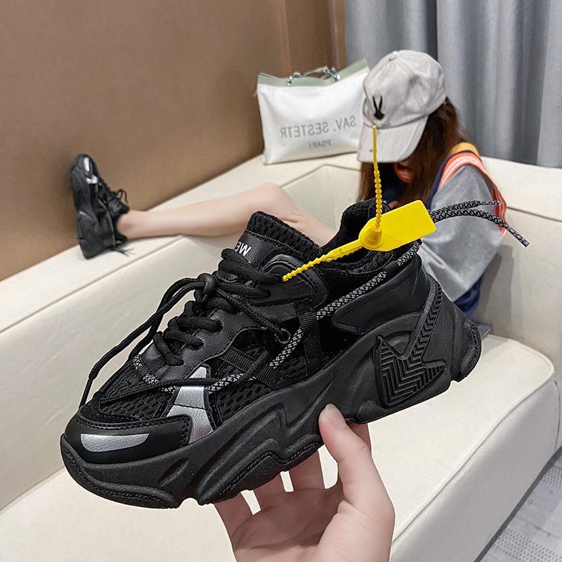 Korean Version Of Black Platform Sneakers ARZ