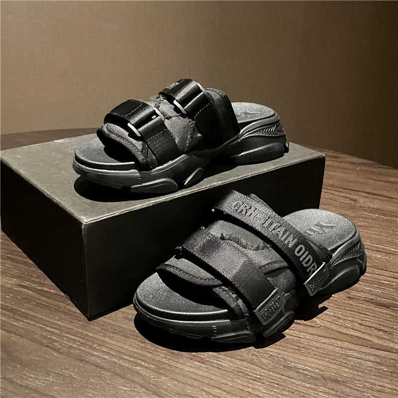 Baotou Sandals Female New Velcro Thick-soled Casual Sports Style D Home Sandals Female Summer Shoes ARZ