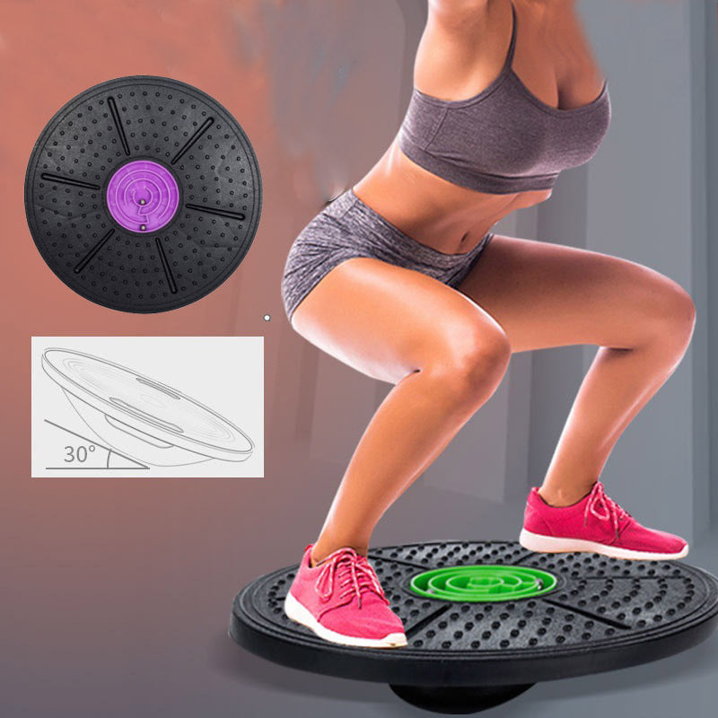 Yoga Balance Board Disc Stability Round Plates Exercise Trainer for Fitness Sports Waist Wriggling Fitness Balance Board ARZ