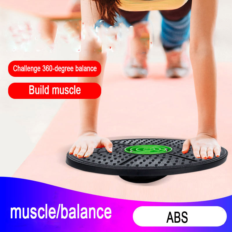 Yoga Balance Board Disc Stability Round Plates Exercise Trainer for Fitness Sports Waist Wriggling Fitness Balance Board ARZ