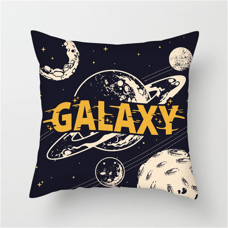 Spaceship Cartoon Cushion Cover Astronaut Rocket Pillow Case Household Pillow Case ARZ