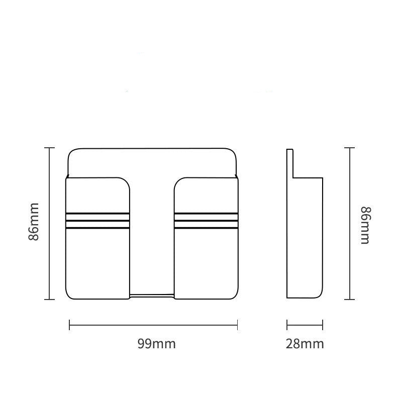 Mobile Phone Charging Storage Rack Punch-free Sticky Storage Box ARZ