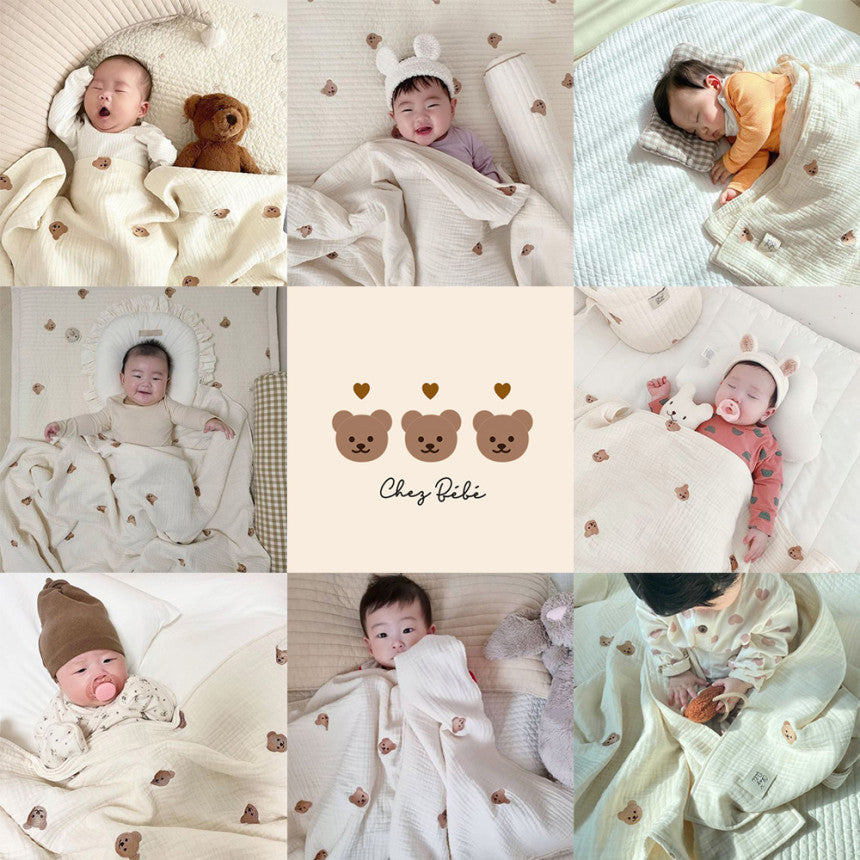 INS Infant Baby Cotton Yarn Cover Blanket ARZ