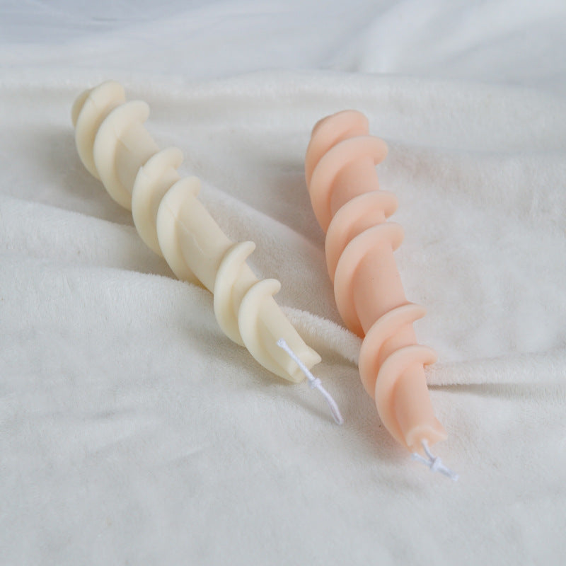 Screw Wax Silicone Mold Rotating Lace Candle Mold ARZ