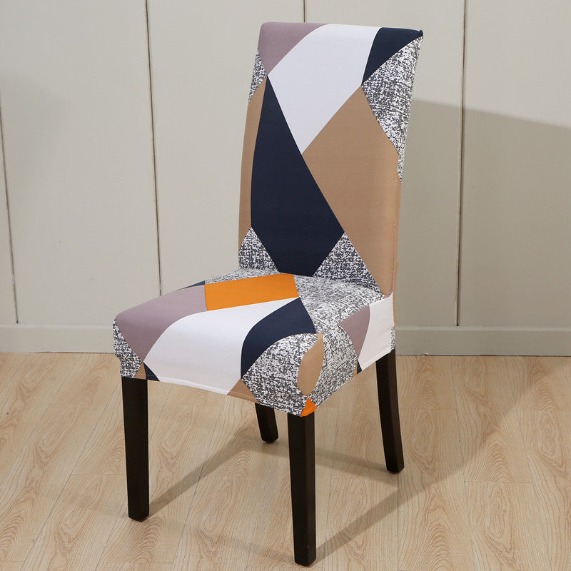 Printed Elastic Chair Cover Household Anti-Fouling Chair Cover ARZ