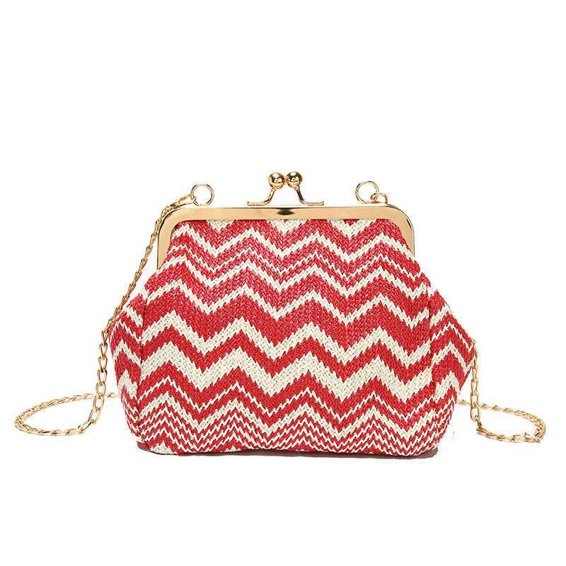 Small Bag New Trend Korean Fashion Woven Hand Chain Bag Simple And Versatile ARZ