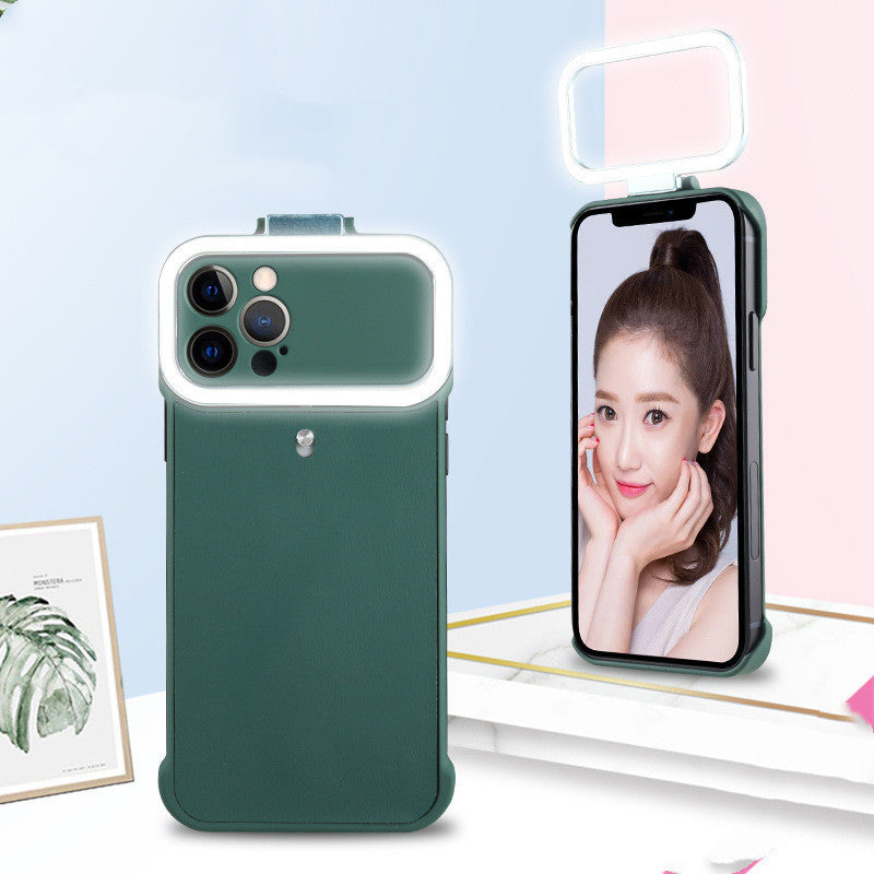 Compatible with Apple , Mobile Phone Protective Shell Night Selfie Beauty Supplement Light ARZ