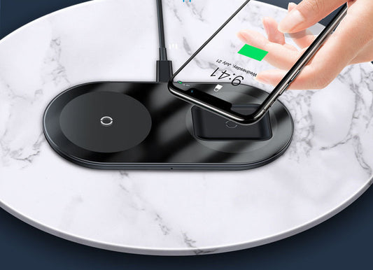 Minimalist 2-In-1 Wireless Charger Pro Version For Phones Pods ARZ