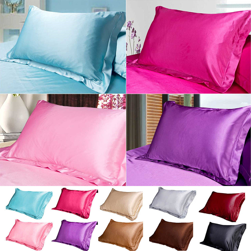 Pure Emulation Silk Satin Pillowcase Comfortable Pillowcase ARZ