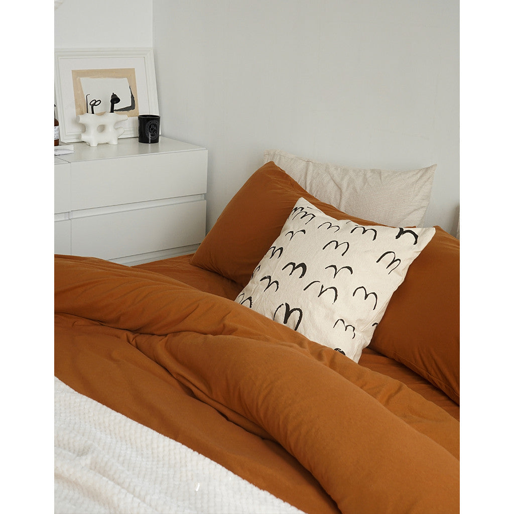 Caramel Knitted Cotton Skin-Friendly Nude Bedding ARZ