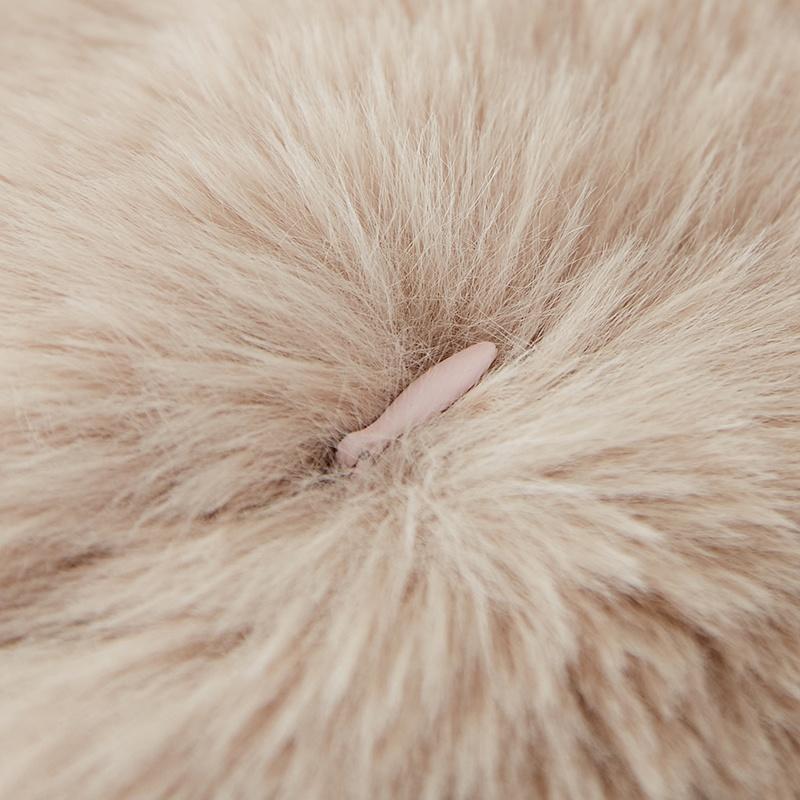 Fur Ball Round Sofa Decoration Pillow Child Cushion ARZ