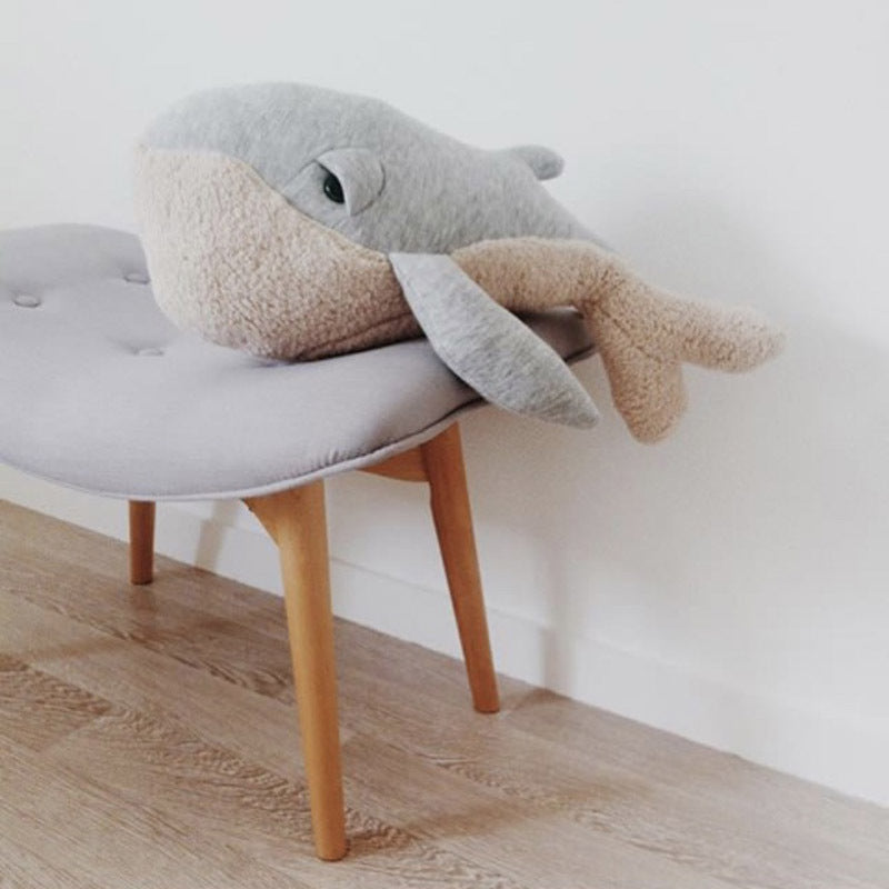 Whale Dolphin Pillow Super Soft Marine Animal Pillow Baby Toy ARZ