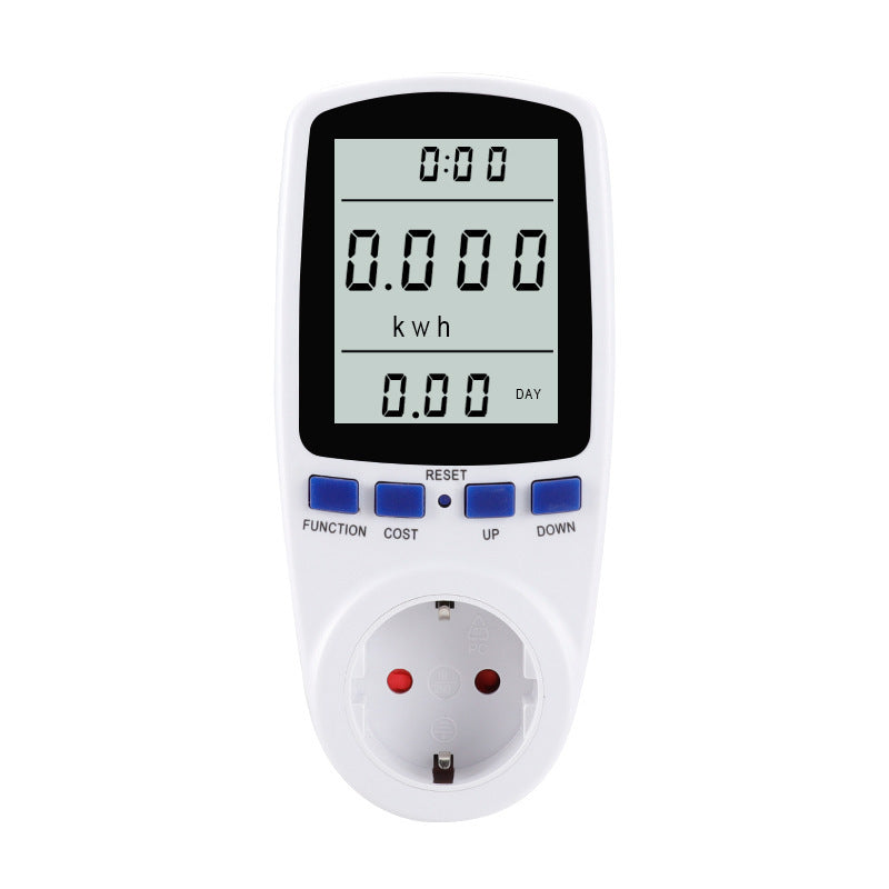 220V AC EU Digital LCD Power Meter Wattmeter Socket Wattage Kwh Energy Meter FR US UK AU BR Measuring Outlet Power Analyzer ARZ