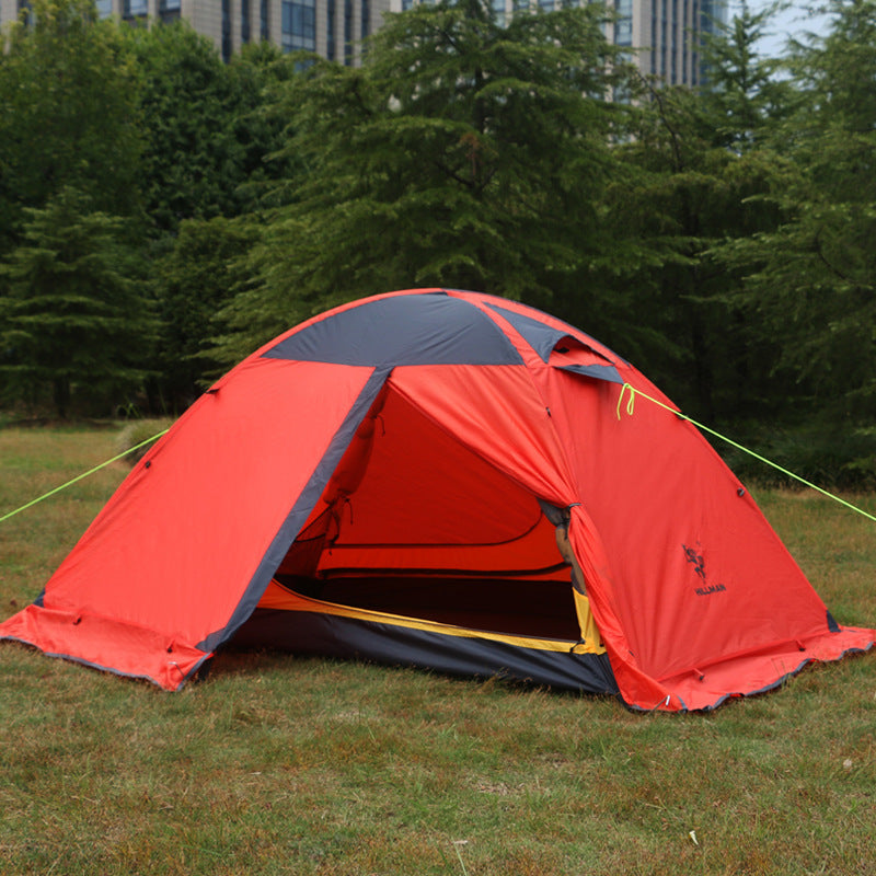 Outdoor Camping Camping Double-layer Aluminum Pole Tent ARZ