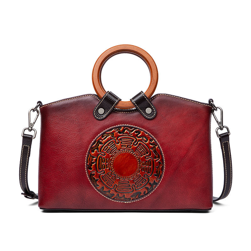 Fashion Vintage Designer Ladies Bags Genuine Leather Womens Handbags For Women Shoulder Bag ARZ