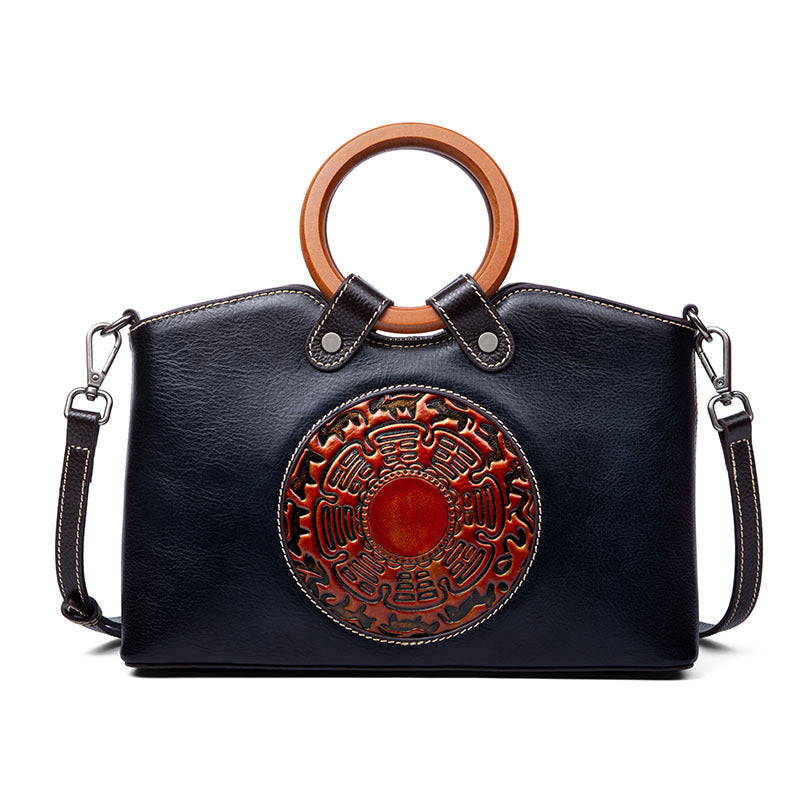 Fashion Vintage Designer Ladies Bags Genuine Leather Womens Handbags For Women Shoulder Bag ARZ