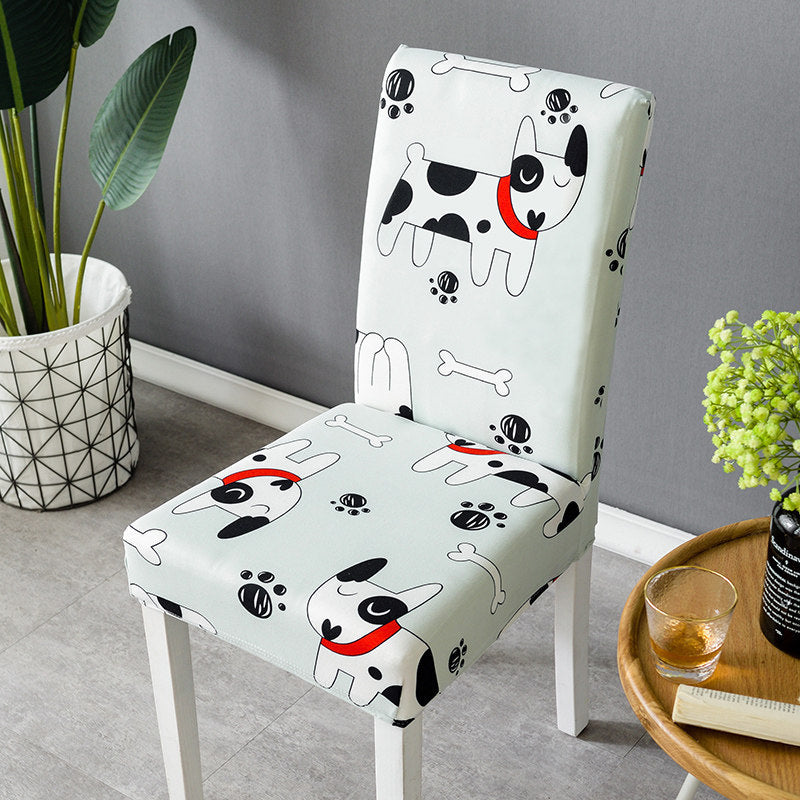 Cover Elastic Dining Chair Cover Cushion Cover Universal Chair Cover Stool Cover Back Integrated ARZ