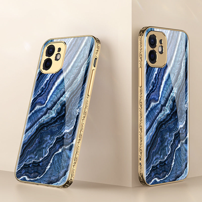 Mobile Phone Shell Embossed Electroplating Phone Case ARZ