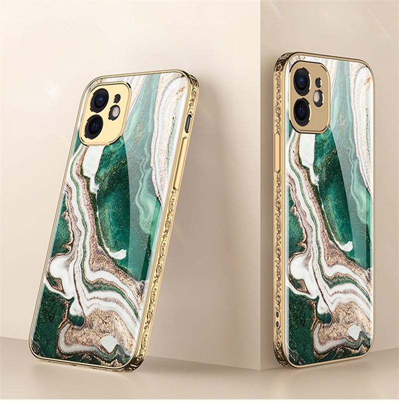 Mobile Phone Shell Embossed Electroplating Phone Case ARZ