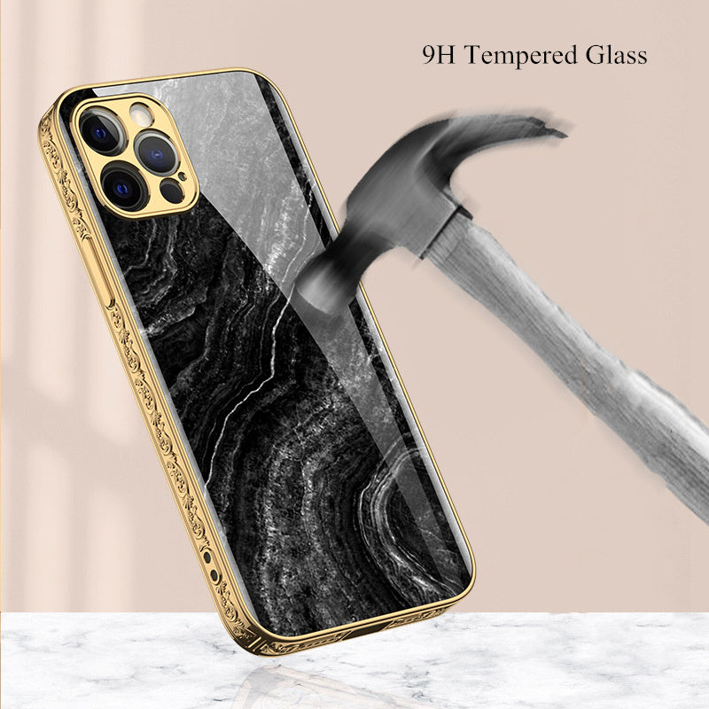 Mobile Phone Shell Embossed Electroplating Phone Case ARZ