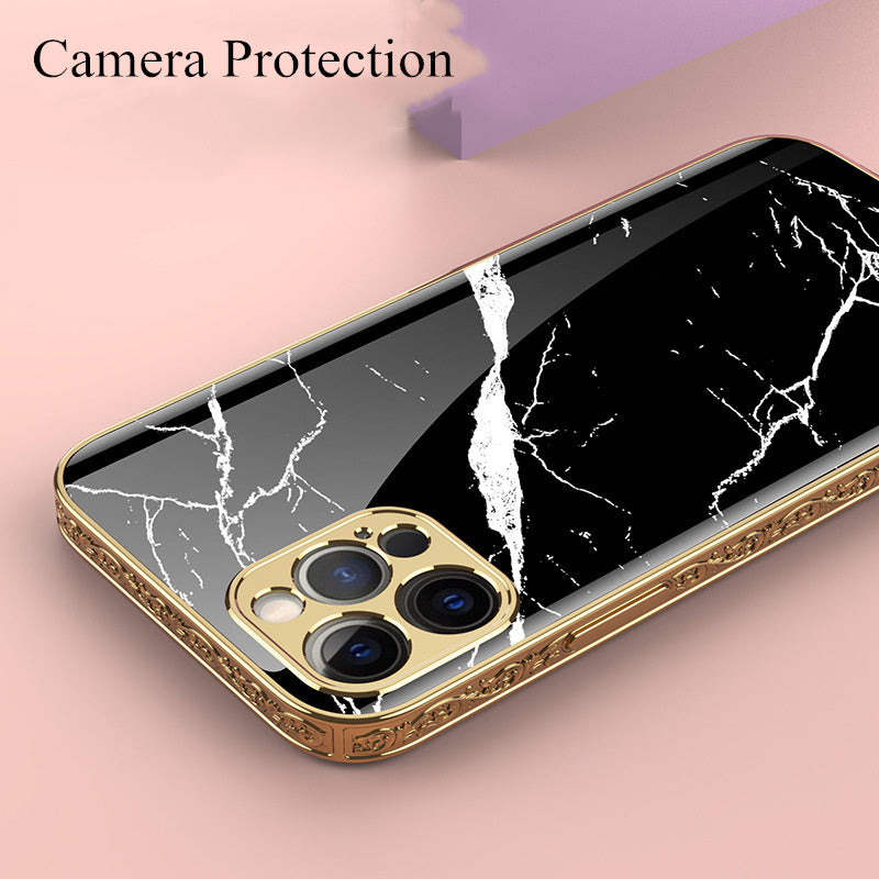 Mobile Phone Shell Embossed Electroplating Phone Case ARZ