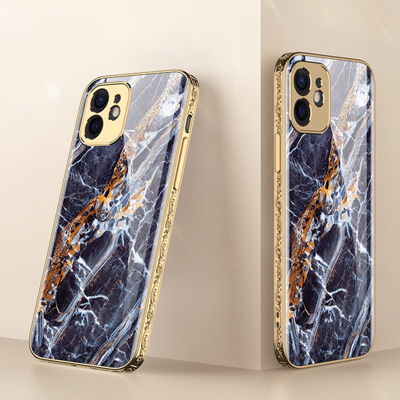 Mobile Phone Shell Embossed Electroplating Phone Case ARZ