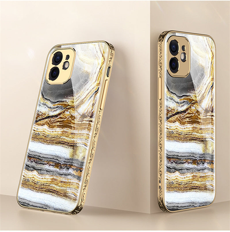 Mobile Phone Shell Embossed Electroplating Phone Case ARZ