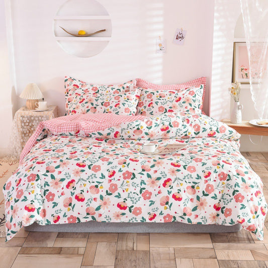 Student Dormitory Three-Piece Duvet Cover, Bed Linen And Bedding ARZ