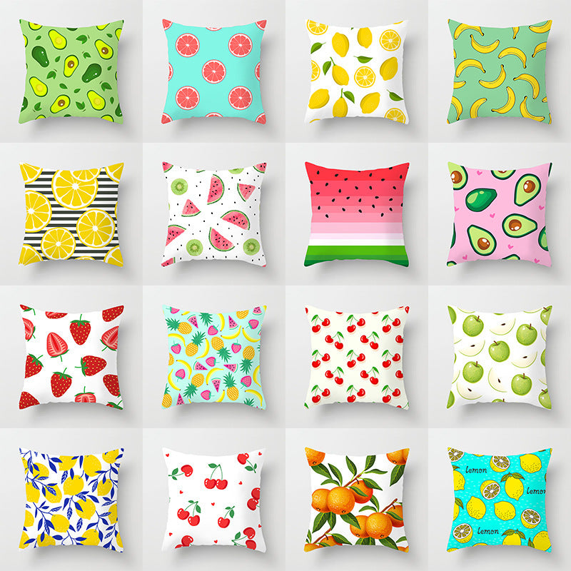 Summer Fruit Hug Pillowcase Home Sofa Cushion Pillow Cushion Cover ARZ