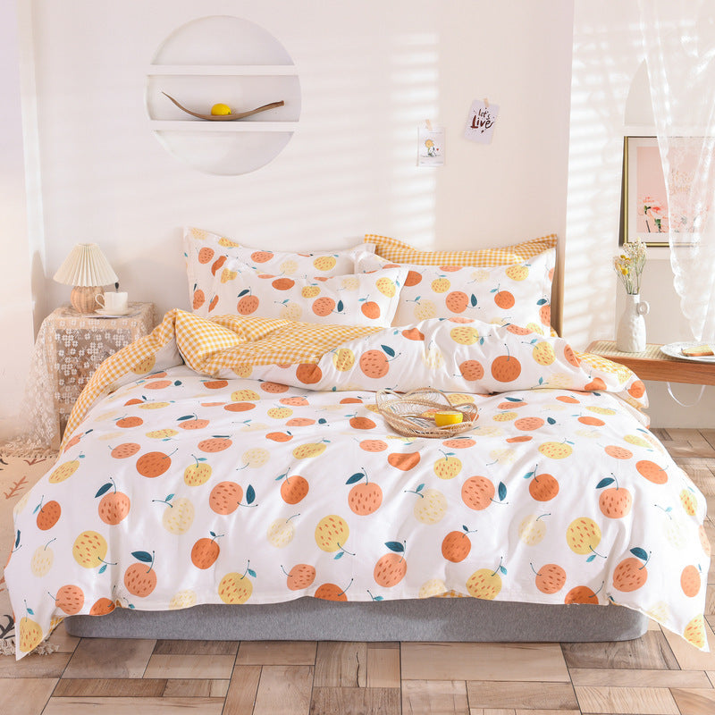 Student Dormitory Three-Piece Duvet Cover, Bed Linen And Bedding ARZ