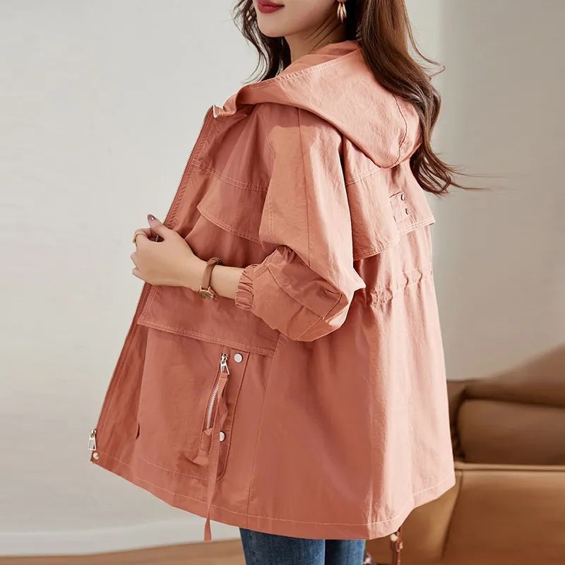 Western-style Middle-aged Mom Plus Size Trench Coat ARZ