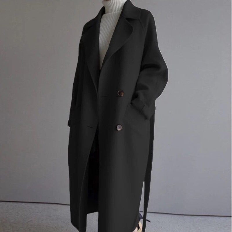 Womens Lapel Cashmere coat ARZ