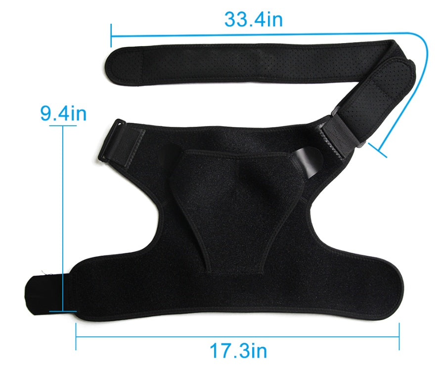 Neoprene Brace Dislocation Injury Arthritis Pain Shoulder Support ARZ