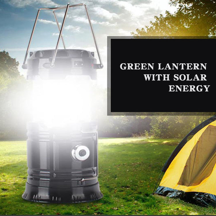 new solar charging type multifunctional telescopic camping lantern lantern outdoor camping tent lamp ARZ