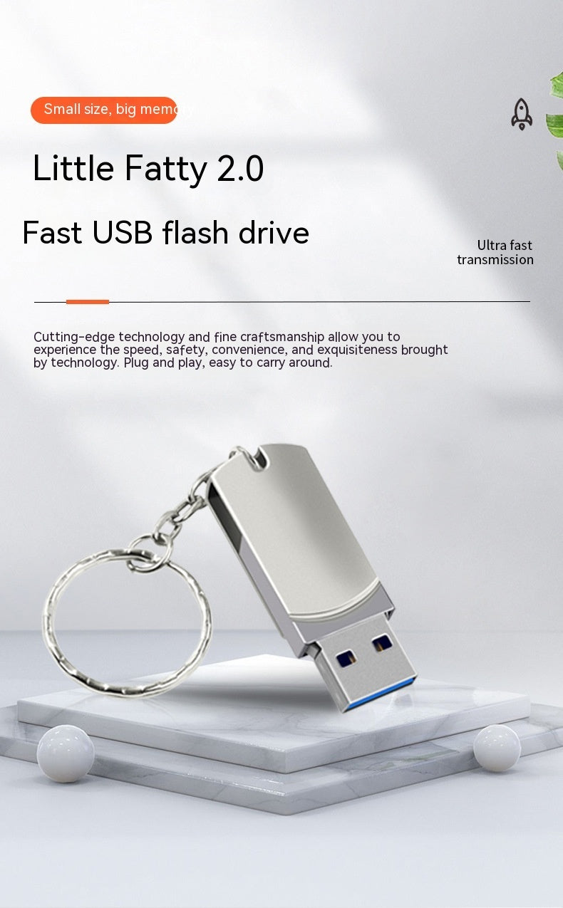 USB Disk 16g Small Fat High-speed Metal Rotation ARZ