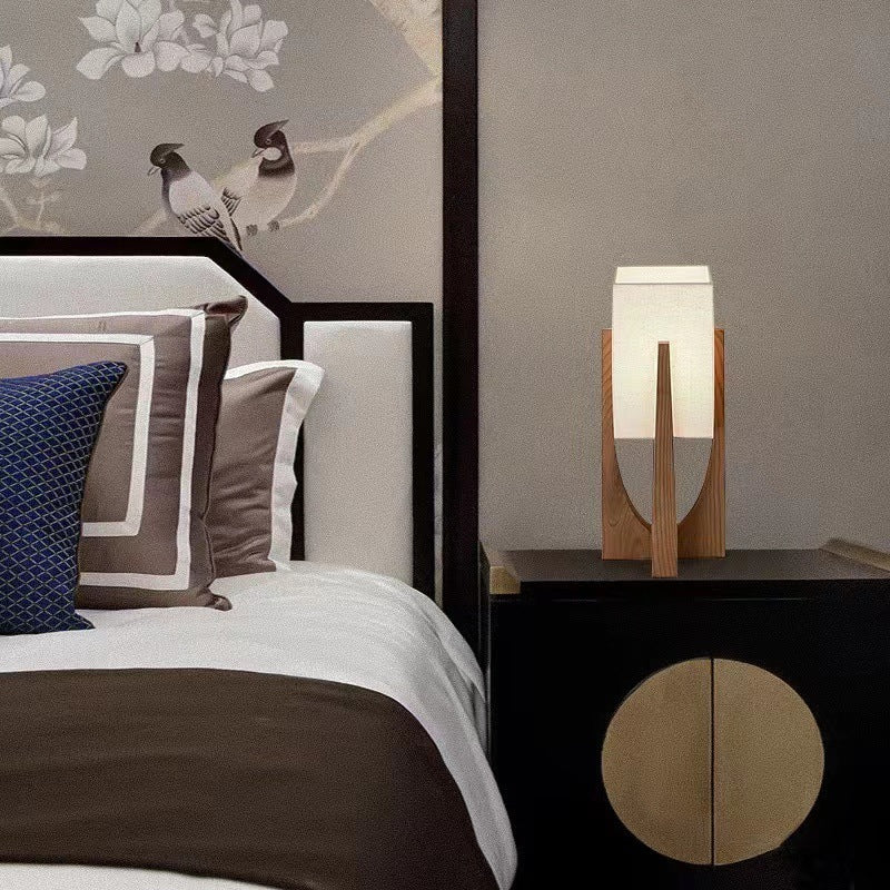 Bedroom Bedside Wooden Decorative Table Lamp ARZ