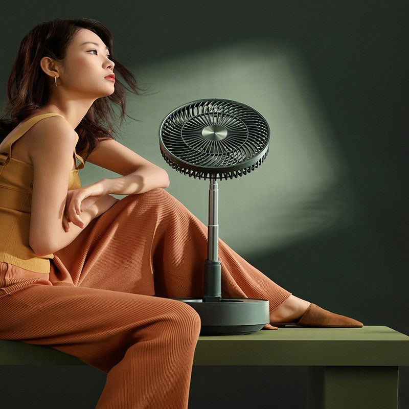 Storage Floor Electric Fan Household Desktop Remote Control Small Rechargeable Large Electric Fan ARZ