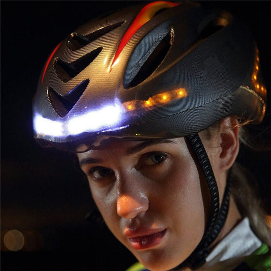 Intelligent steering helmet led bicycle equipment ARZ